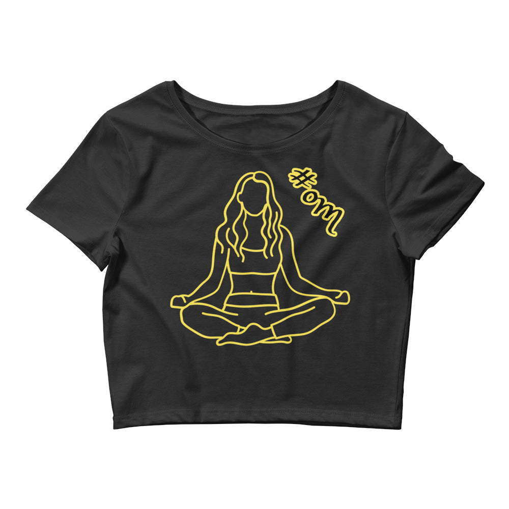 girls-yoga-theme-crop-top-_om-wickedyo-cotton2-womens-crop-tee-black5